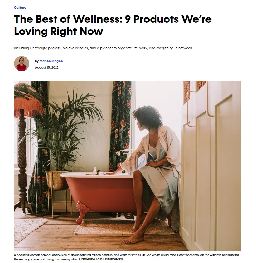 The Best of Wellness article