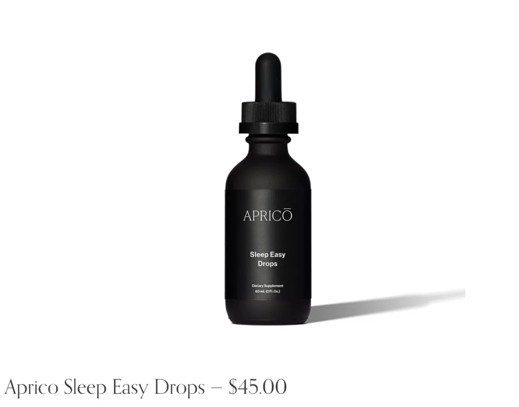 Well + Good Article on Aprico's Sleep Easy Drops